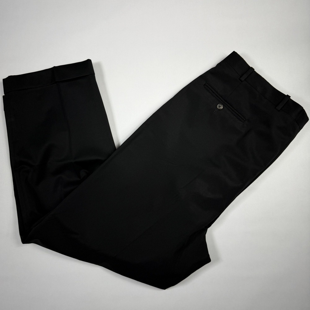 Vintage 1980s JB Britches Mens 38x28 Dress Pants Worsted Wool 2-Ply Made in USA